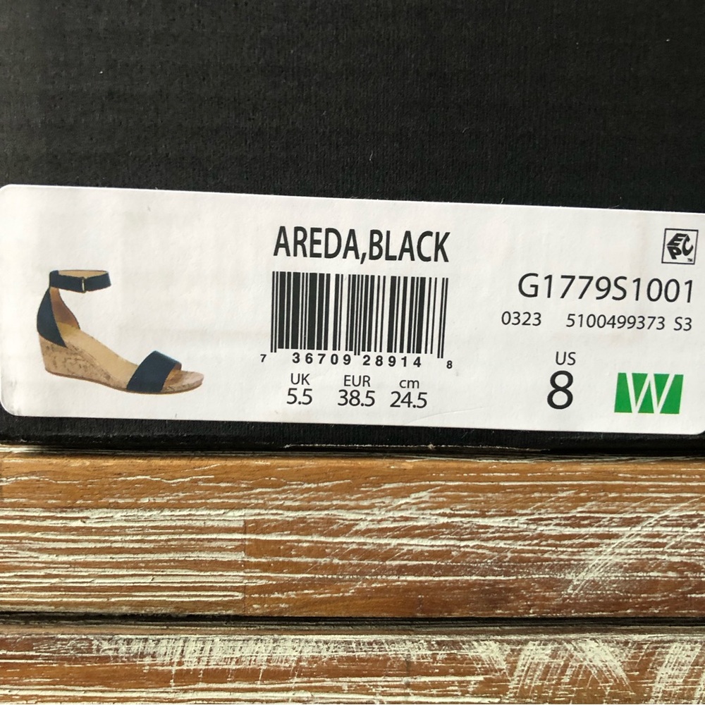 Naturalizer Areda Wedge Sandal 8w black - Picture 11 of 12